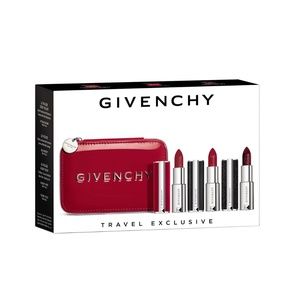 NEW! GIVENCHY Le Rouge Trio Pouch Travel Exclusive Set